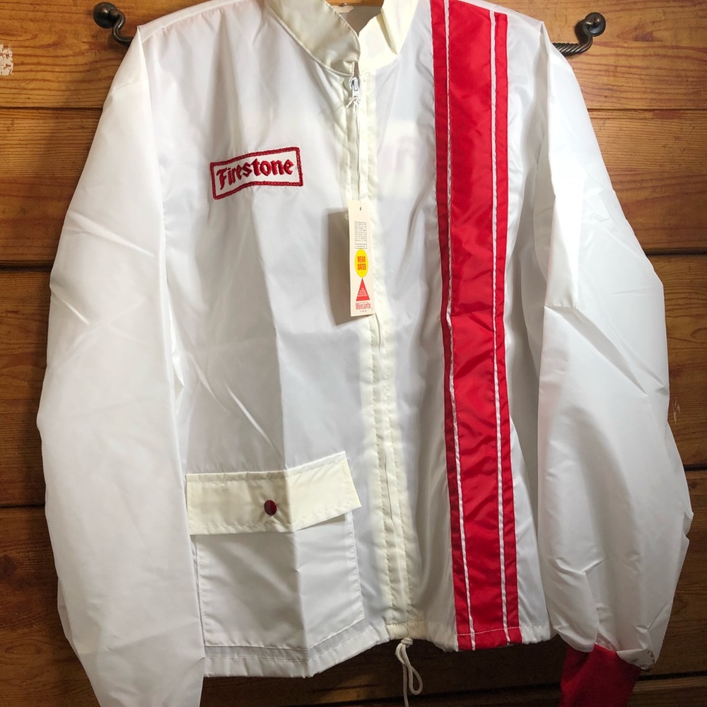 Vintage 80s Firestone Windbreaker Sz L